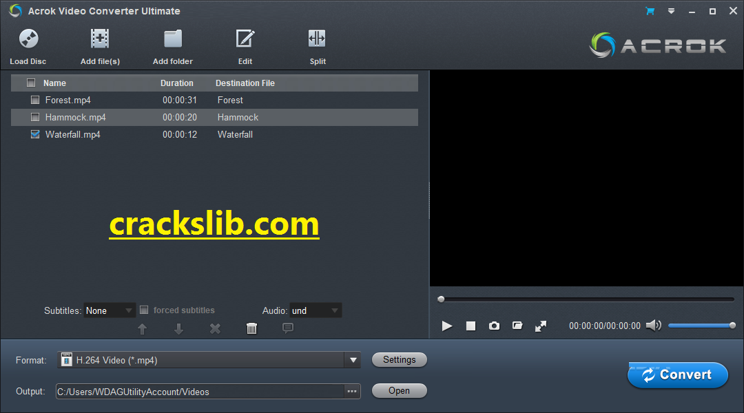 Acrok Video Converter Ultimate Serial Key