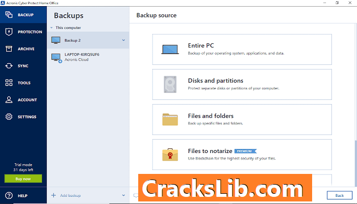 Acronis Backup Advanced License Key