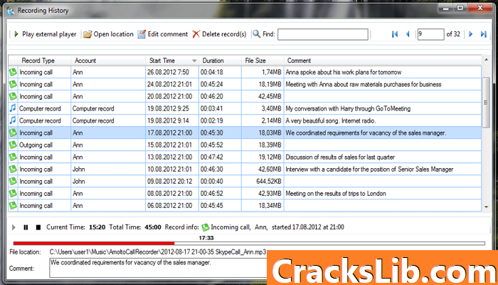 Amolto Call Recorder Premium for Skype Activation Code