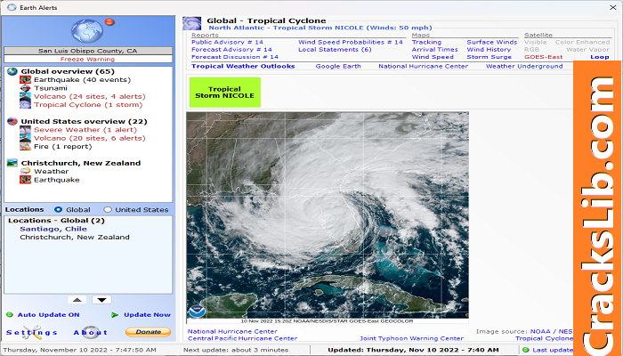 Earth Alerts License Key
