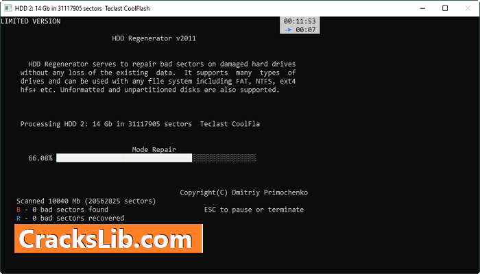 HDD Regenerator Serial Key