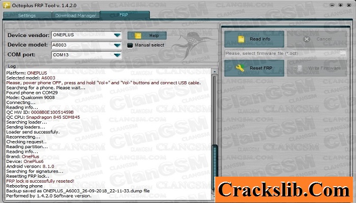 Octoplus FRP Tool Crack